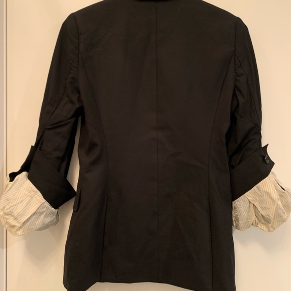 BCBG Black Blazer with roll up sleeves - Picture 3 of 3